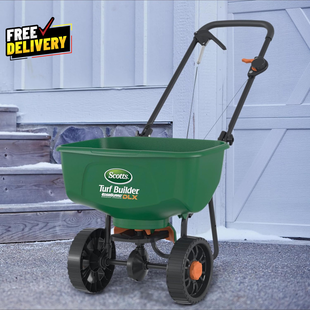 Turf Builder Edgeguard DLX Broadcast Spreader