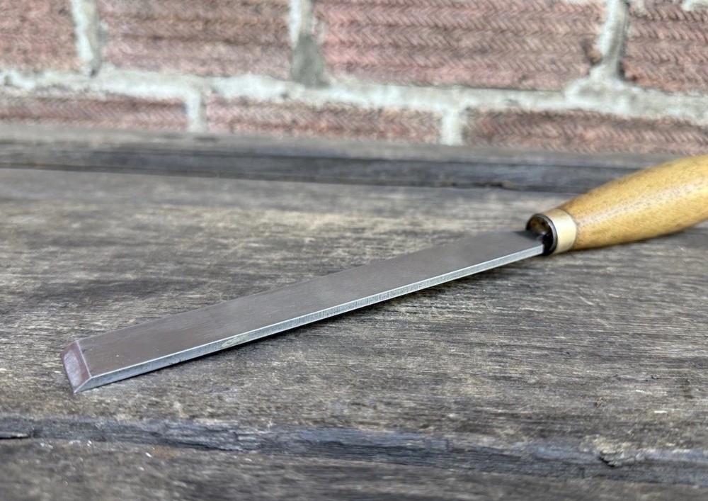 Vintage 1” Thin Bladed Paring Chisel Woodworking Carpenters Old Tool