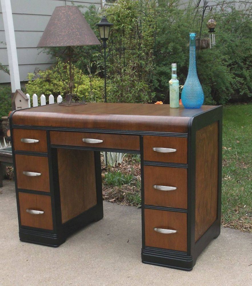 4-1/2" Art Deco Pull Satin Chrome