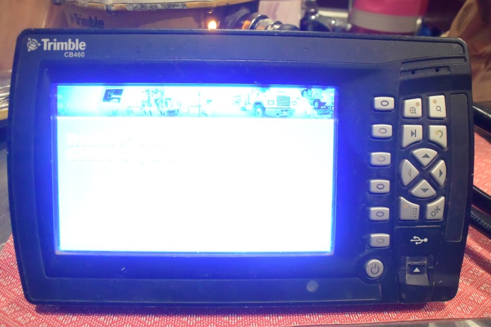 Trimble Machine Grade Control Panel Model CB460 MANY OPTIONS OPENED