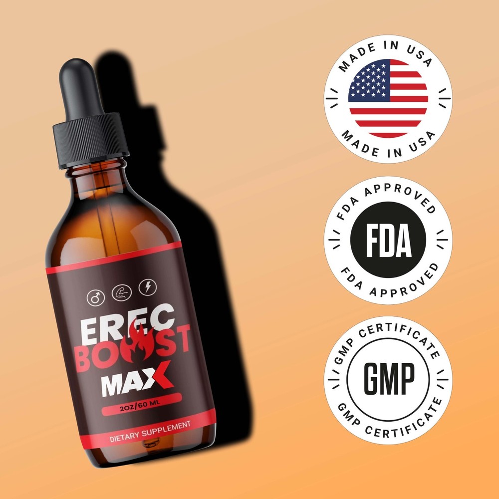 Erec Boost MAX Drops Erec Booster, Erec Boost High Drive (1 Pack)
