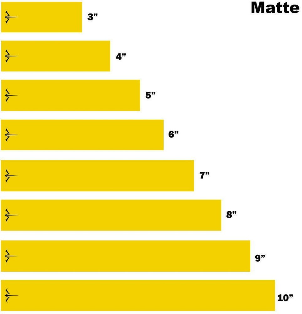 White Water Archery Matte Finish Solid Yellow Icon 15pc Pack Arrow Wraps Archery
