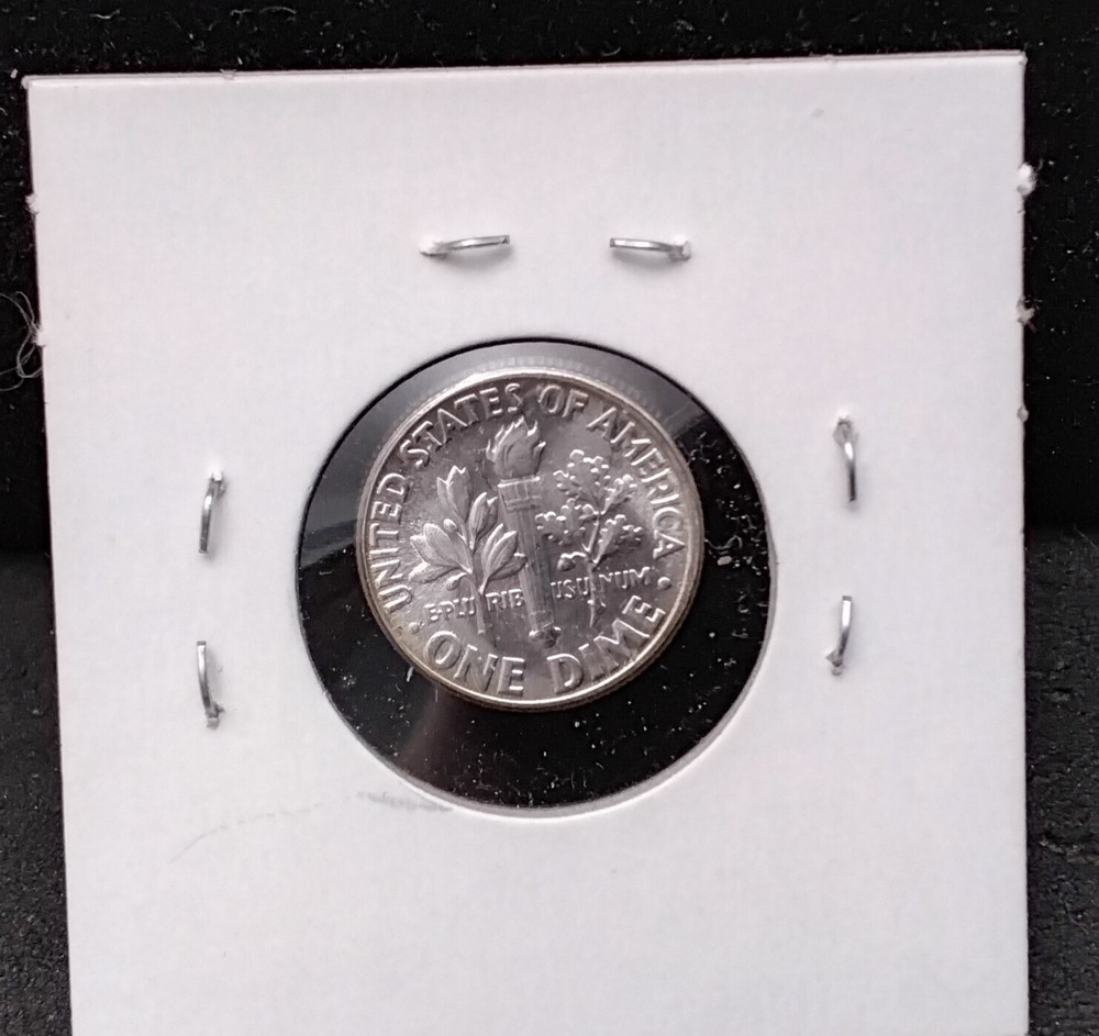 1956 ROOSEVELT SILVER DIME - GEM - A19