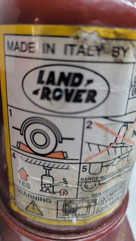 land rover bottle jack