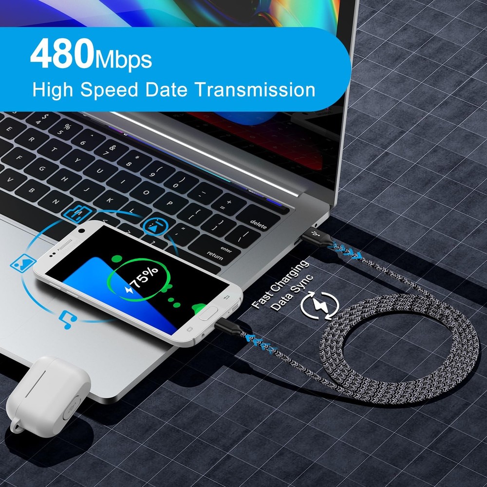 Charger Cord Replacement for Kindle Paperwhite/Oasis/E-Reader/Fire/Fire Black