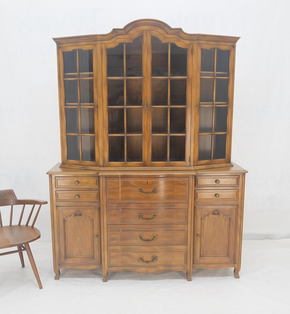 Widdicomb Solid Cherry Butlers Drop Front Leather Top Desk Breakfront MINT