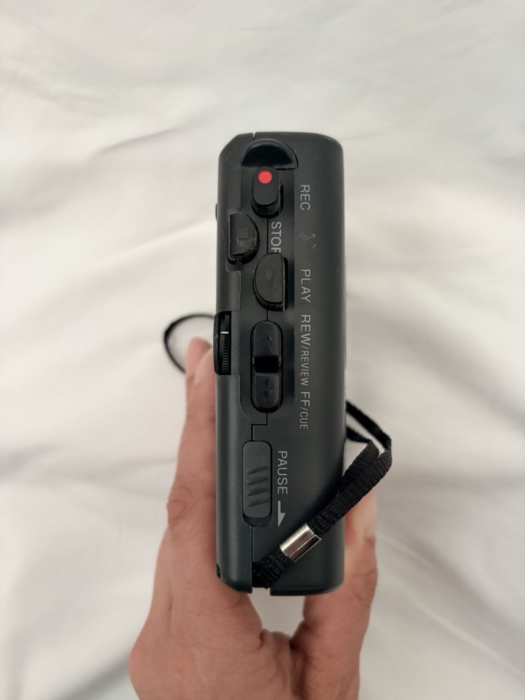 Sony Black TCM-359V Microcassette Recorder