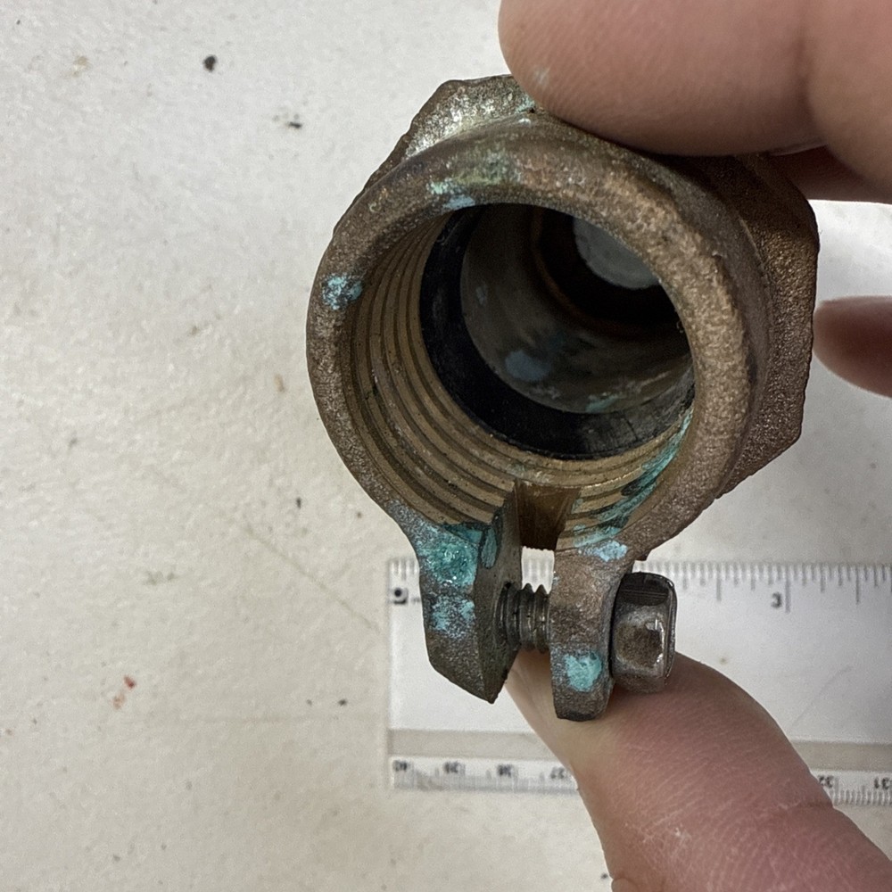 Ford Meter Box Service Coupling Brass