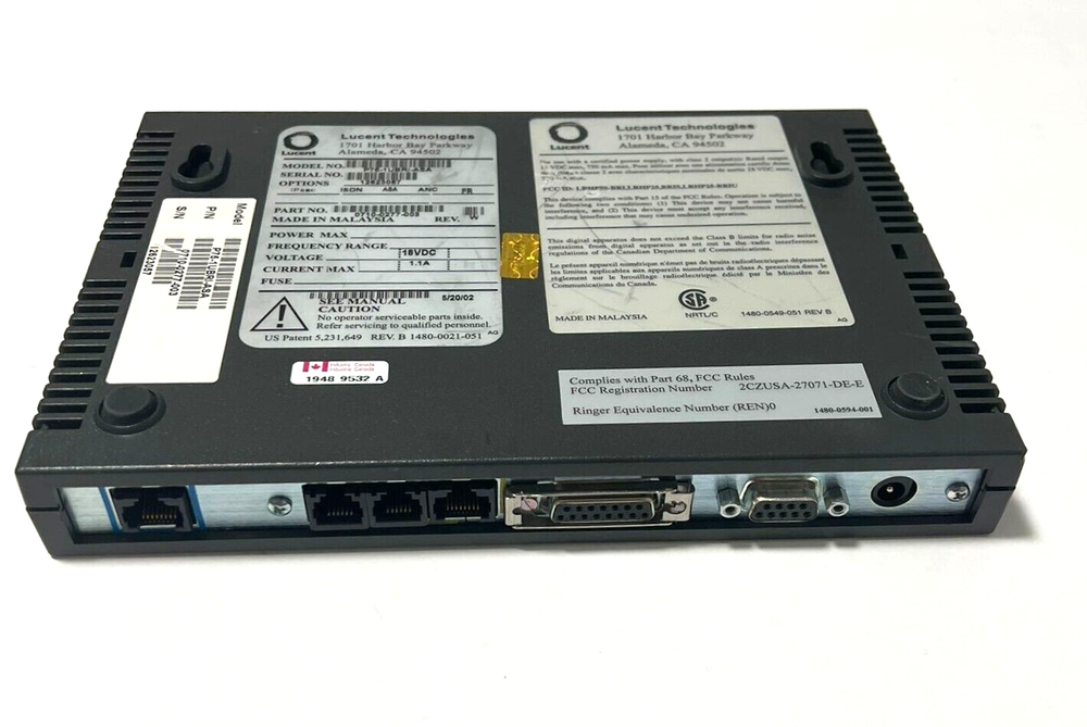 Lucent P75-1UBRI-ASA Lucent Pipeline Remote Access Router