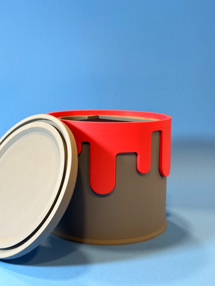 Dripping Paint Can Deck Box for Magic The Gathering | MTG | EDH | Commander