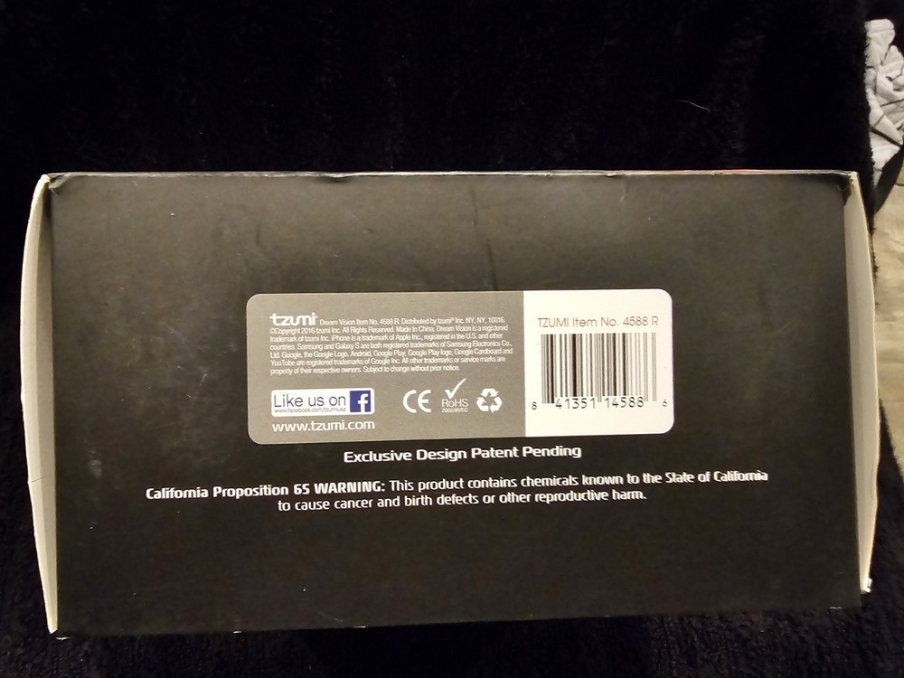 Smart Phone Dream Vision Virtual Reality ISO Ready Headset With Ear Buds - NEW