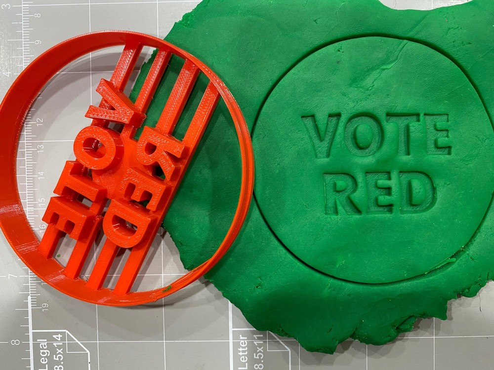 Vote Red Cookie Cutter