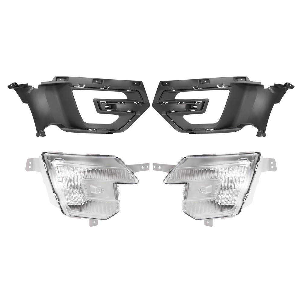 Fog Light W/Bezel For Ford Explorer 2016-2017 & Police Interceptor Utility 16-19