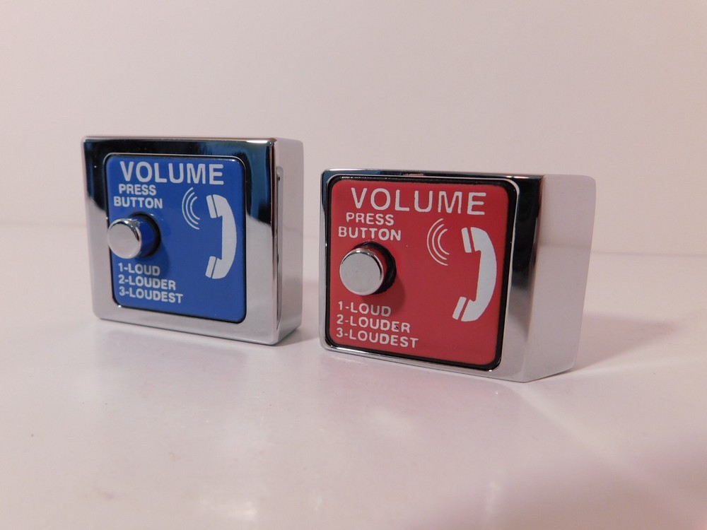 2 - SCARCE & Different New Old Stock W/E or AT&T Payphone VOLUME CONTROL Devices