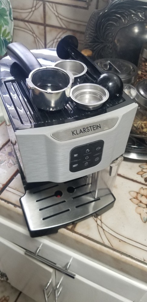 KLARSTEIN Coffee Maker Real Nice Self-Cleaning System 3-in-1 Function for Espres