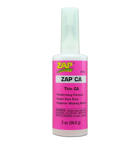 Zap Thin CA Glue, 2 oz PT-07