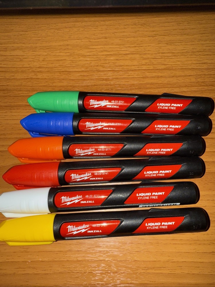 Milwaukee Paint Marker 6 Colors!
