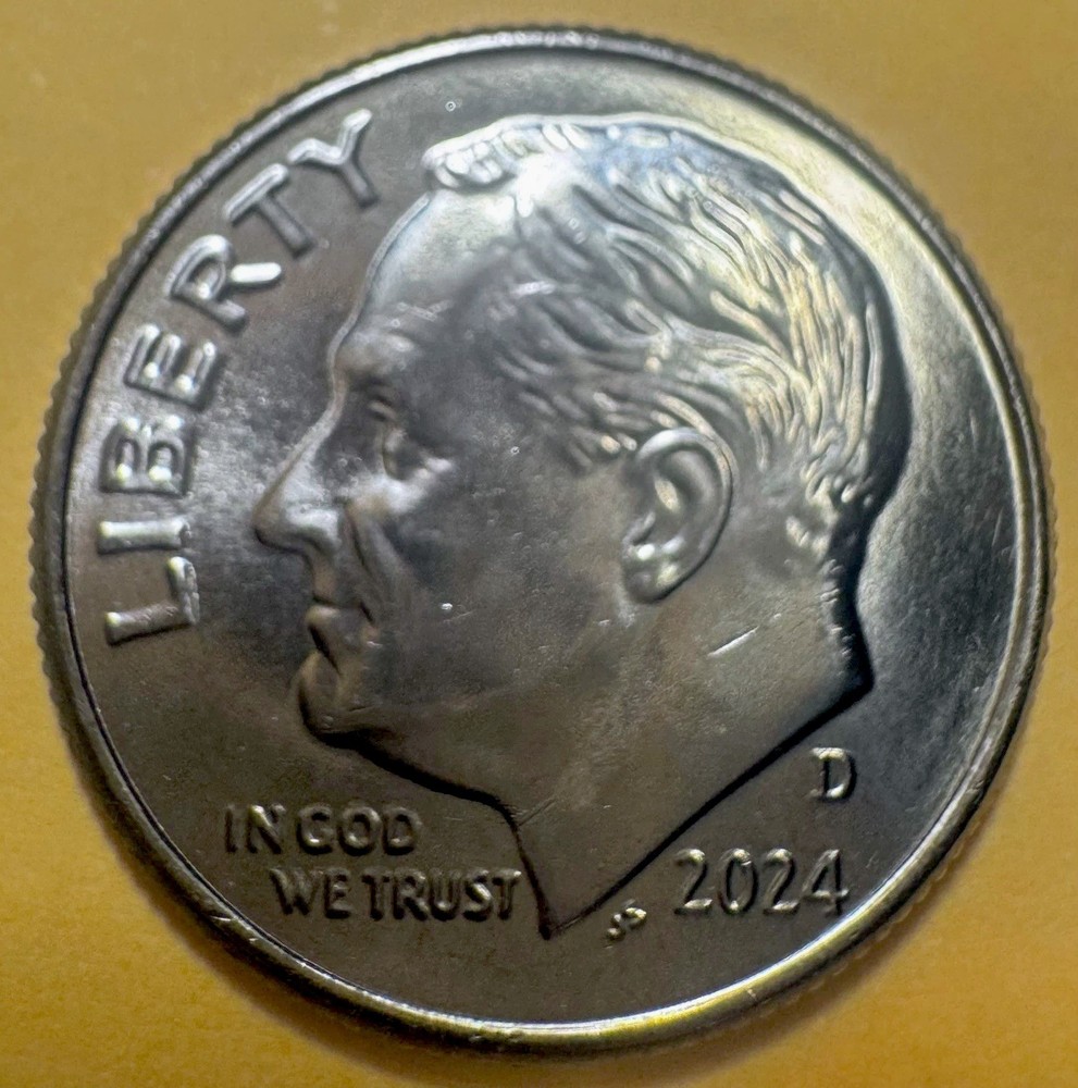 2024 d roosevelt dime Full Bands Uncirculated