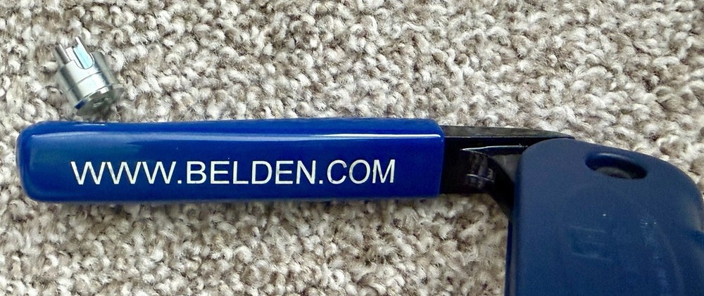 Belden CPLCRBC-BR Double Bubble Radial Bubble Compression Tool New Open Box