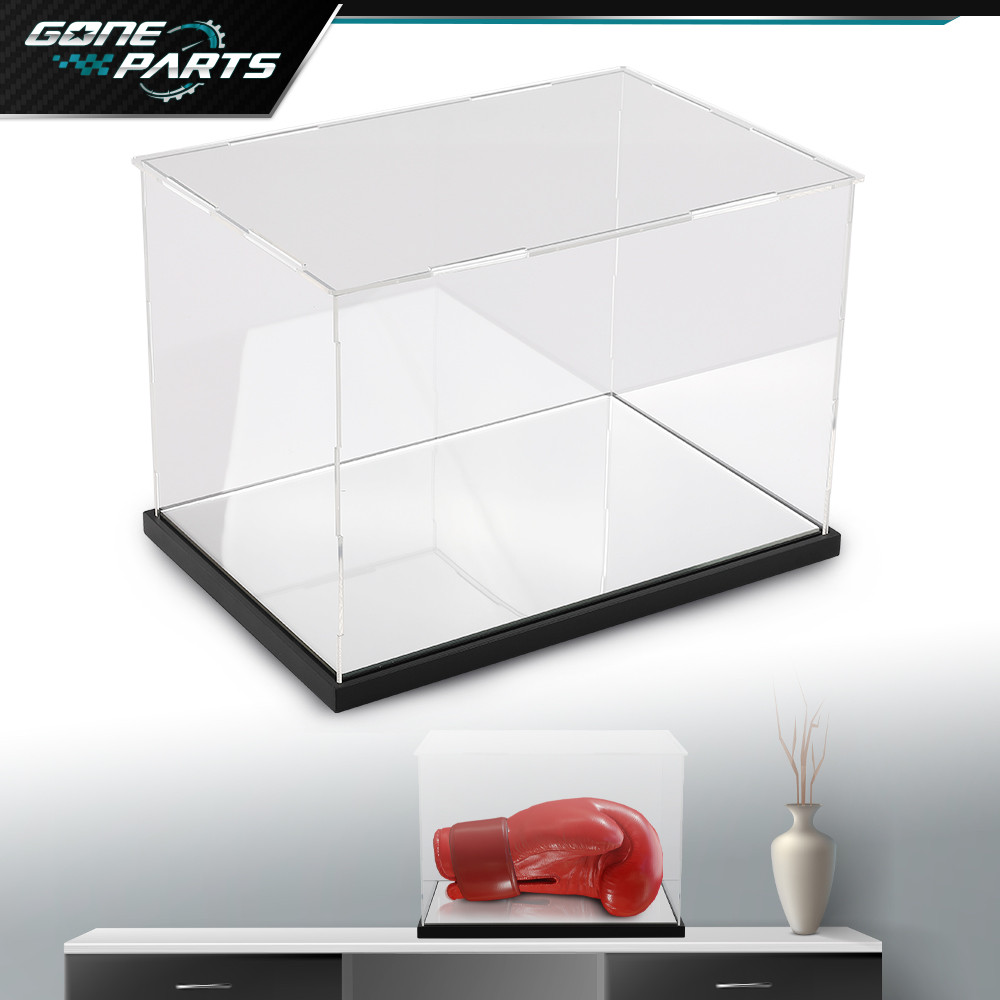 Clear Single Boxing Glove Horizontal Display Case