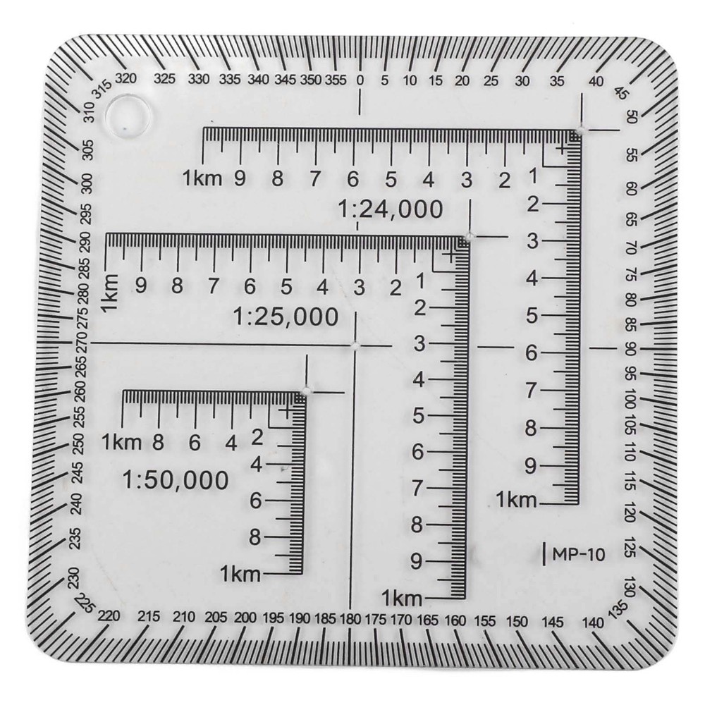 Easily Operable Geographic Coordinate Ruler for Engineers and Students