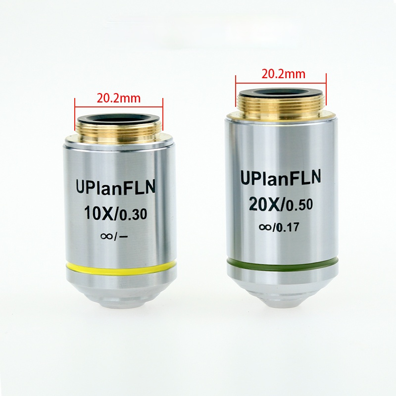 1PC RMS Thread Infinity System Semi-apochromatic Plan Fluorescent Objective Lens
