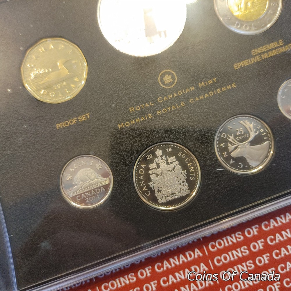 2014 Canada Special Edition Silver Dollar Proof Set -Damaged Case #coinsofcanada