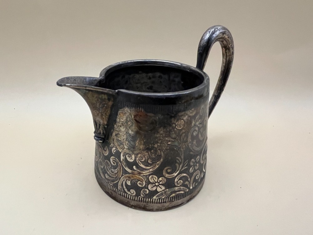 Vintage silver plated Cream Jug.