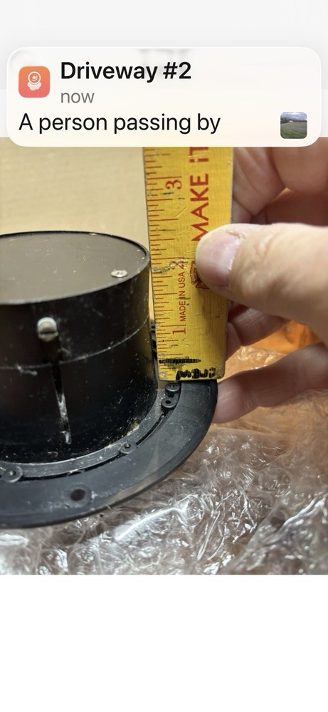 Ritchie Compass, Flush Mount, 3" Dial, Black F-82