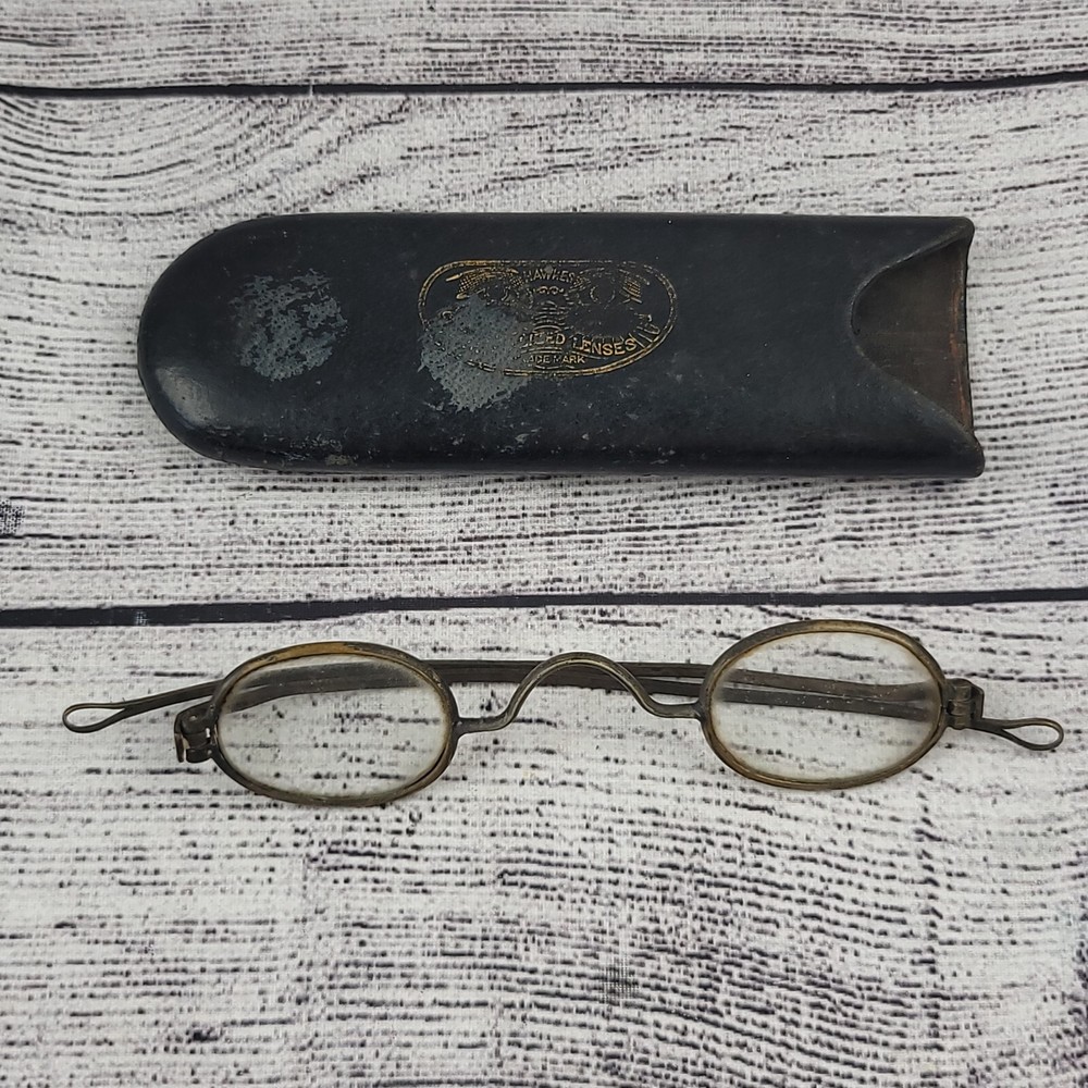 Antique 1800's Brass/Silverplate Frame EYEGLASSES
