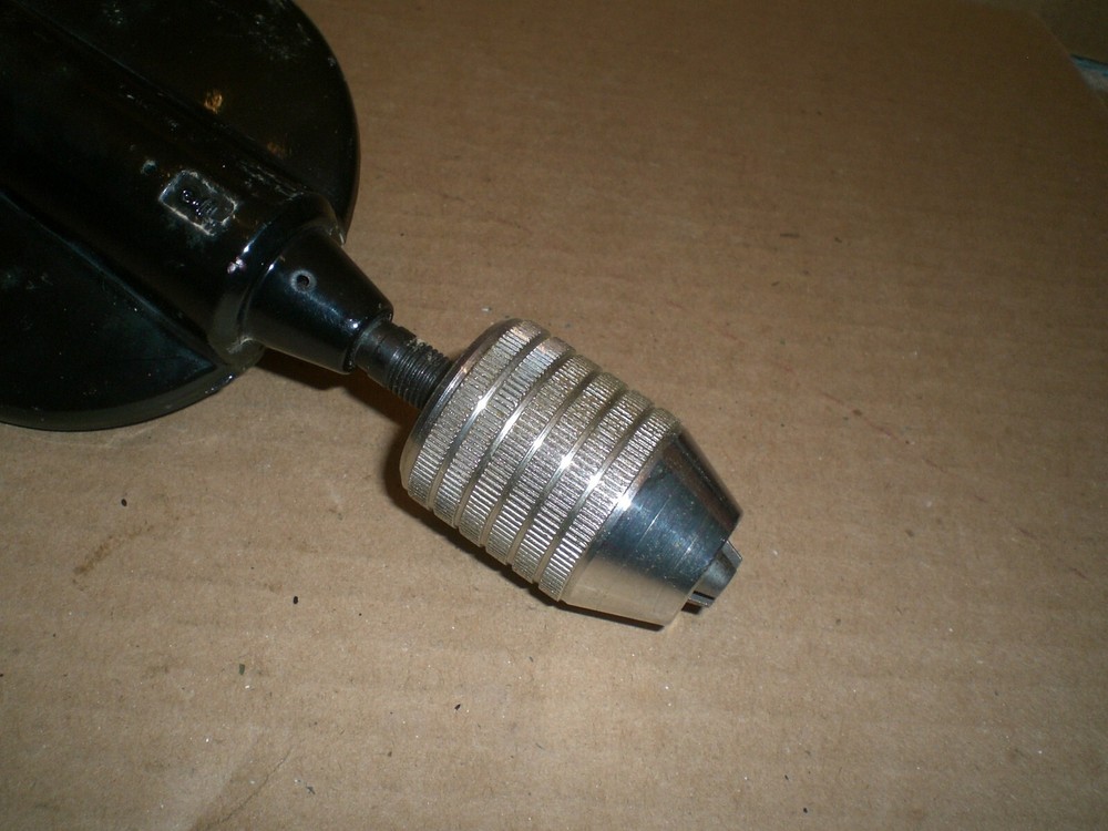 Vintage Stanley Bell System B Hand Crank Drill Egg Beater
