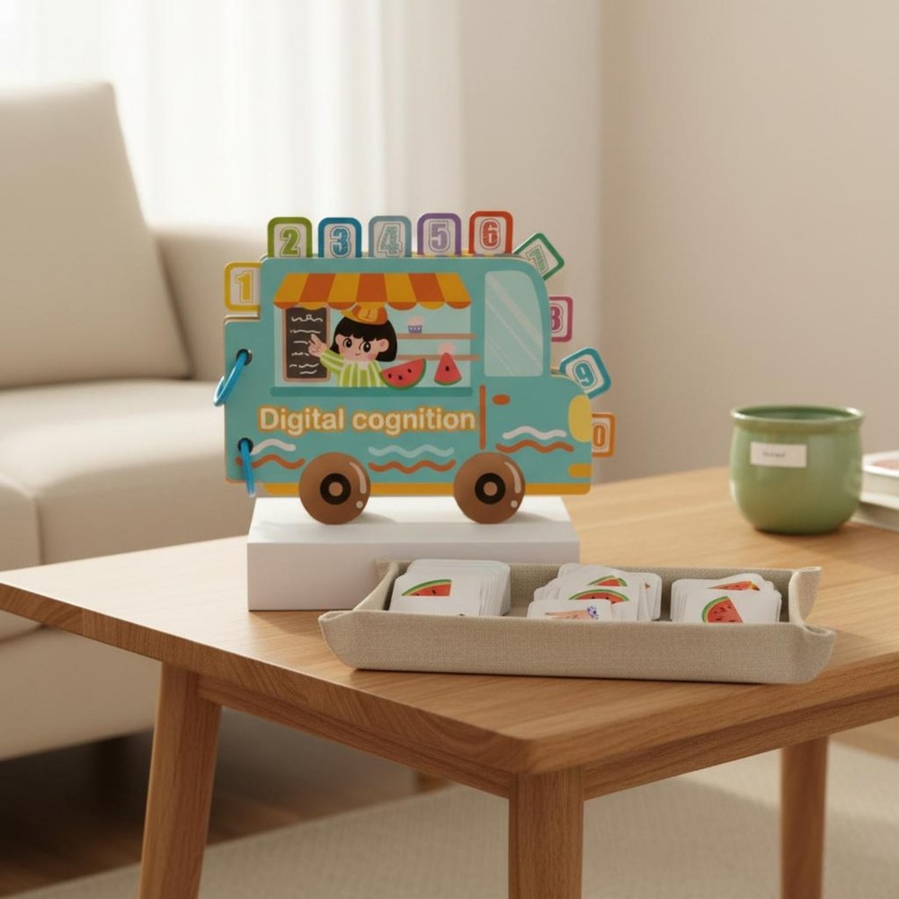 Reusable Sticker Book Develops Hands-On Ability Number Cognition Quiet Book