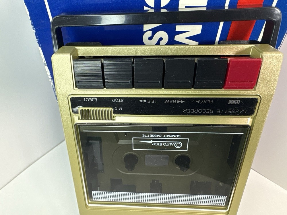 Slim Cassette Recorder Vintage