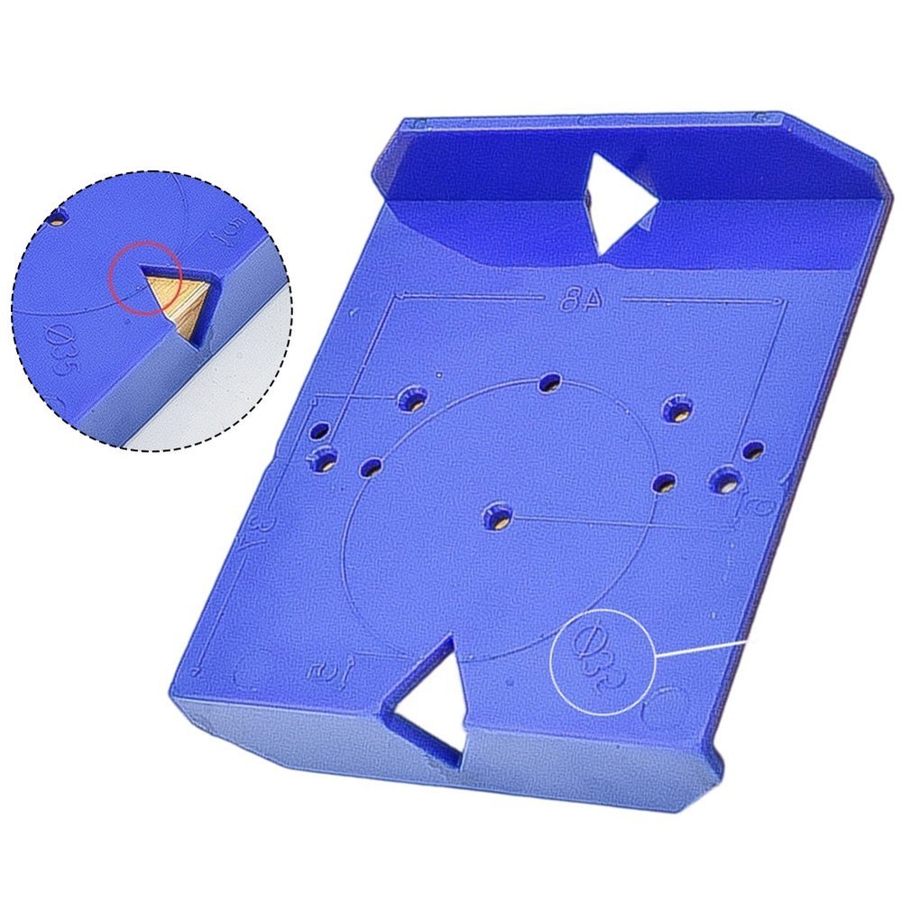 Cabinet Hinge Jig 2pcs for Dual Side 35mm 40mm Hinges with Precise Alignment