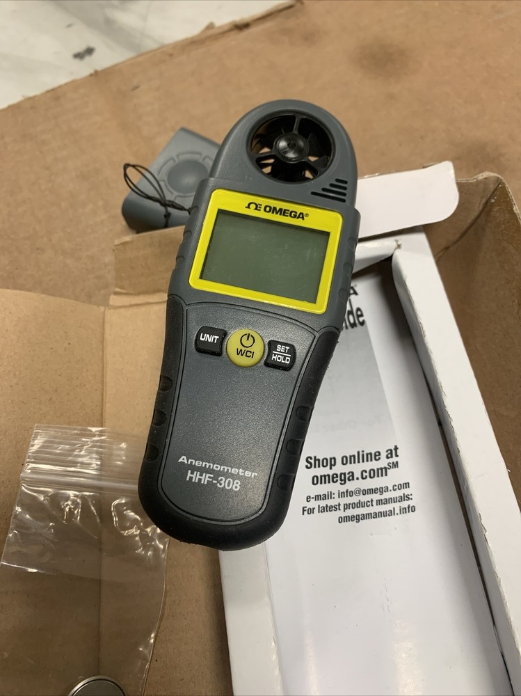 Omega Handheld Anemometer with Wind Chill Function HHF-308