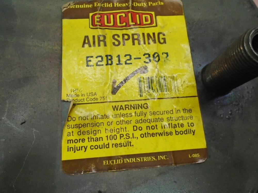 NEW Euclid E2B12-307 Double Convoluted Air Spring