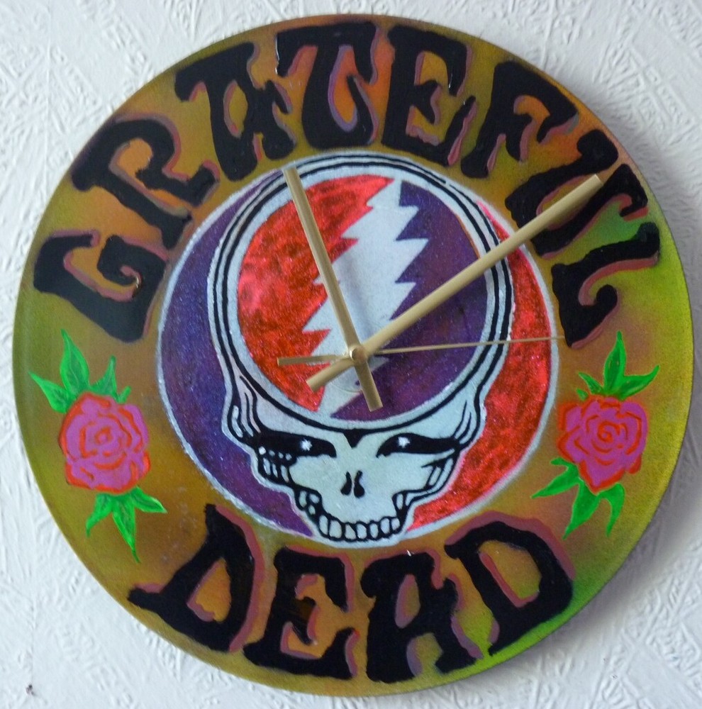 GRATEFUL DEAD wall clock..Hawkwind.,led zeppelin..RUSH..THE DOORS..PINK FLOYD