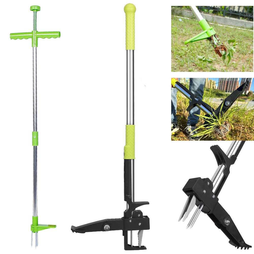 39" Weed Puller Weeder Twister Stand Up Lawn Grass Root for Killer Remover Tools