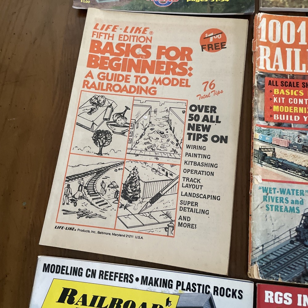 MODEL RAILROAD MAGAZINES & CATALOGS 12 Vintage Issues