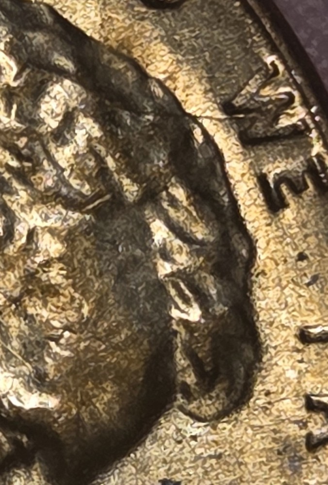 1985 P Lincoln Cent  "Spiked Head"