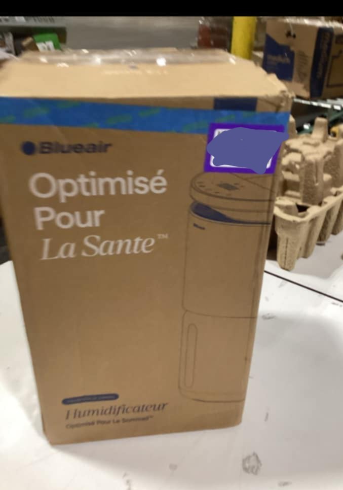 Blueair Tabletop Humidifier InvisibleMist Aromatherapy Smart Features White