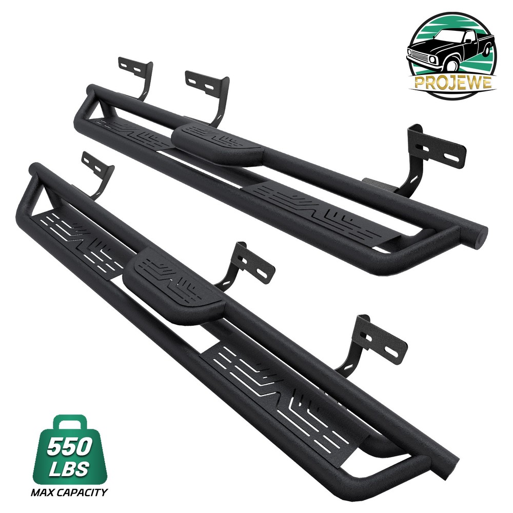 Running Board Side Step Bars Nerf Bars For 2009-2018 Dodge Ram 1500 Crew Cab