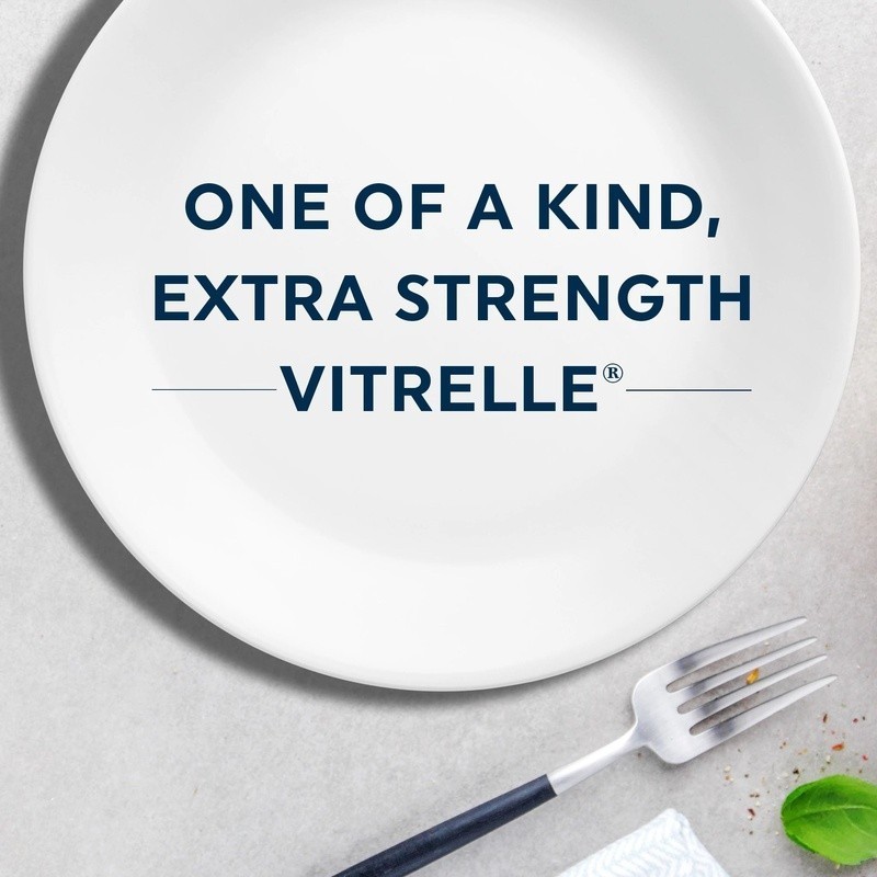 Durable Stackable Microwave Safe Soup Bowl Set 6 Piece Vitrelle Glass Dinnerware