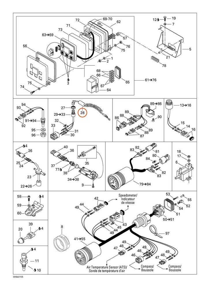 CAN-AM 278002199 - D.E.S.S. Floating Safety Lanyard