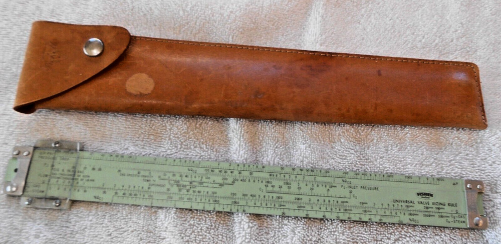 FISHER CONTROLS UNIVERSAL VALVE SIZING RULE 1967 with CASE