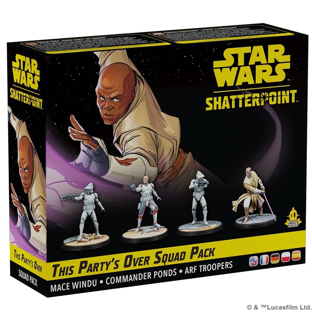 This Party's Over Squad Pack Mace Windu Star Wars Shatterpoint