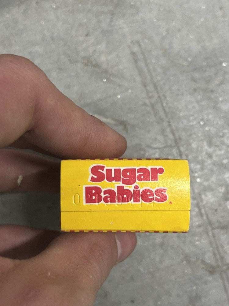 VINTAGE 1980s SUGAR BABIES CANDY EMPTY BOX ONLY