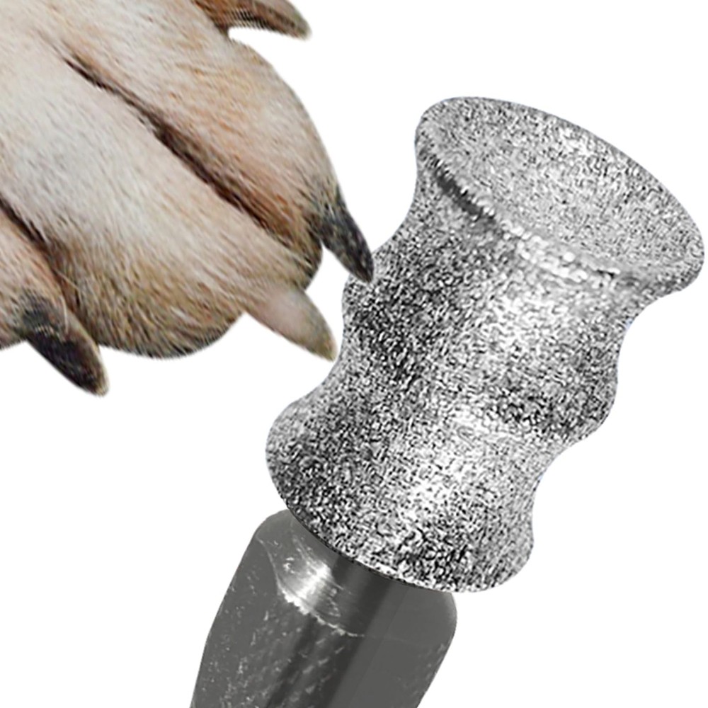 Dog Nail Grinder Bits Gentle Control Attachment Anxious Pets Dremel Use