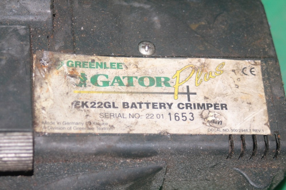 Greenlee Gator Crimping Tool EK22GL