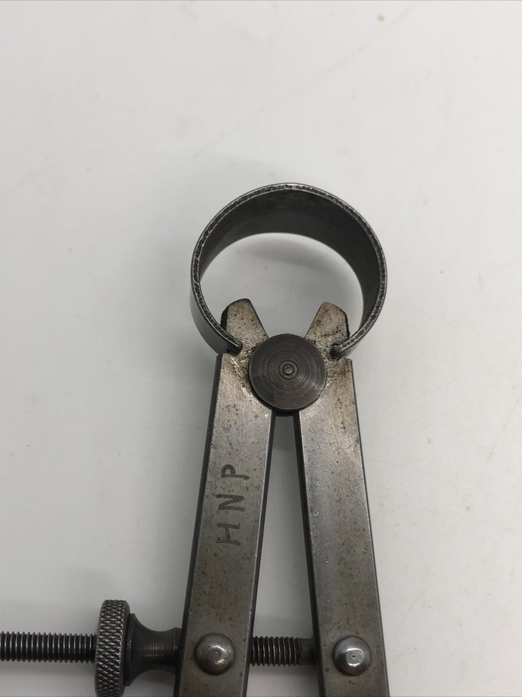 Vintage Union Tool Co. 6 1/2” Inside Spring Caliper Flat Leg Style